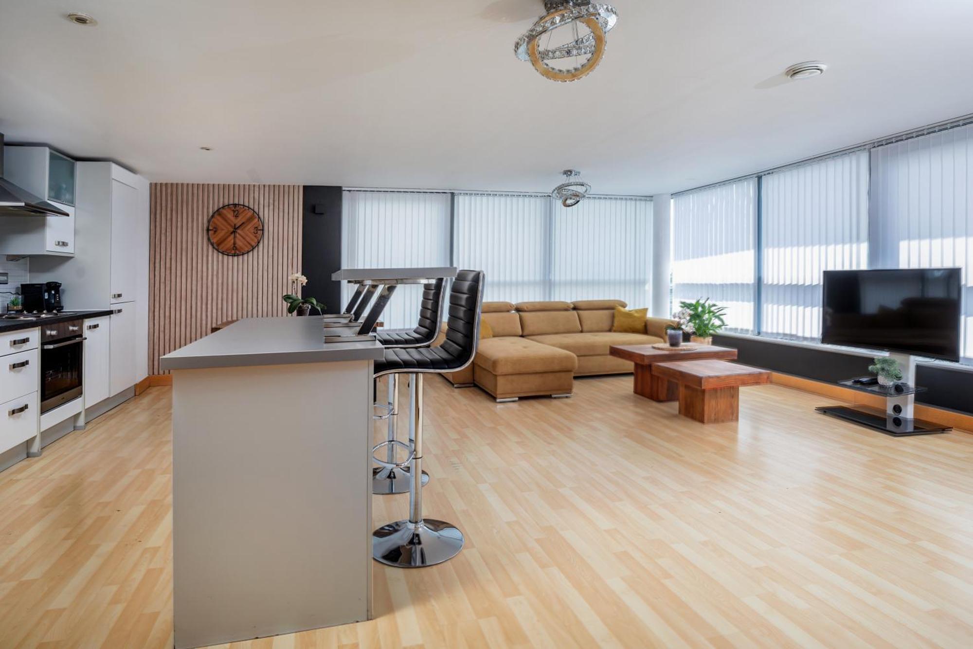 Large Central Penthouse In Leeds Leeds  Luaran gambar